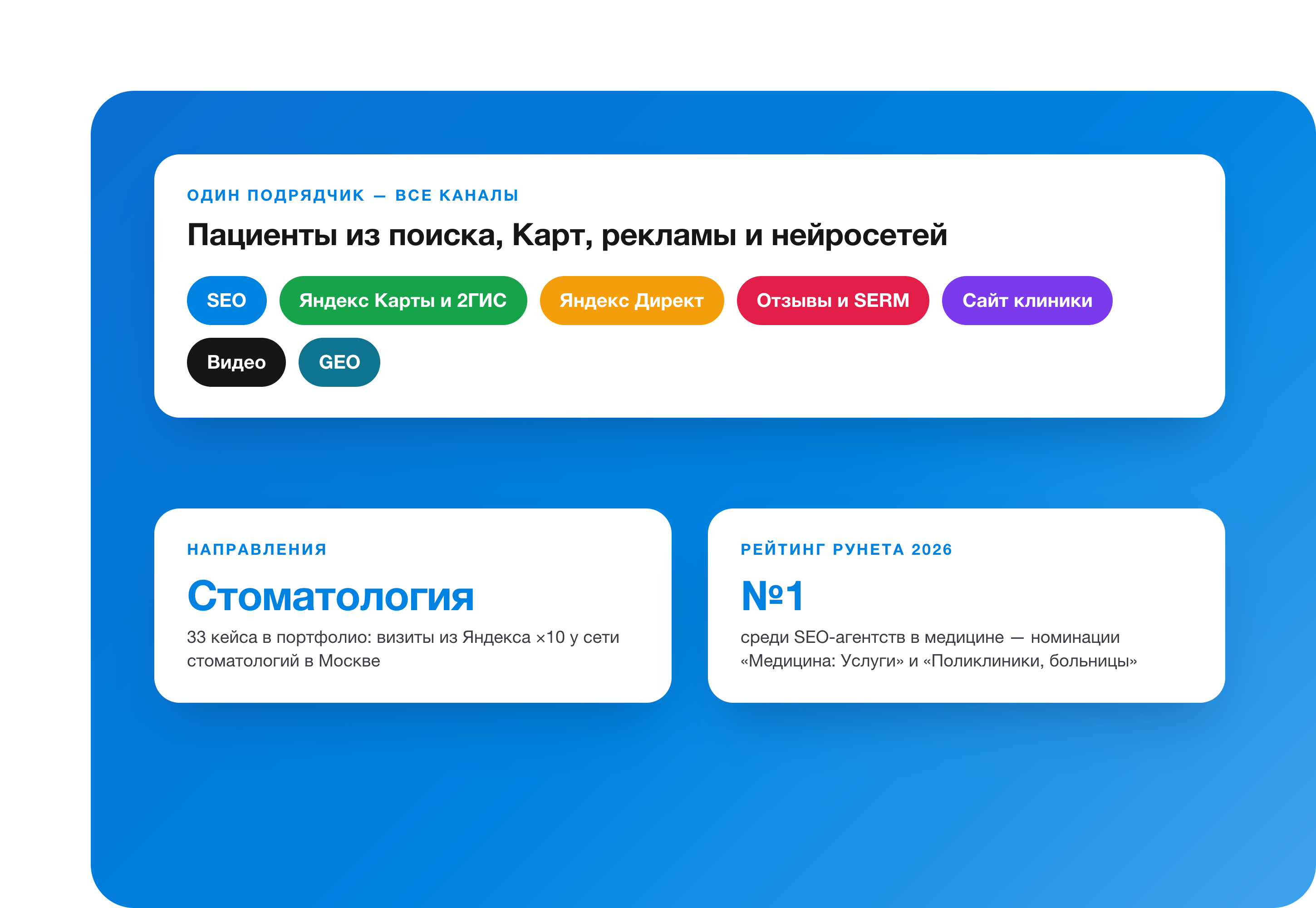 Комплексный маркетинг клиники